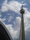 The CN Tower from Skydome